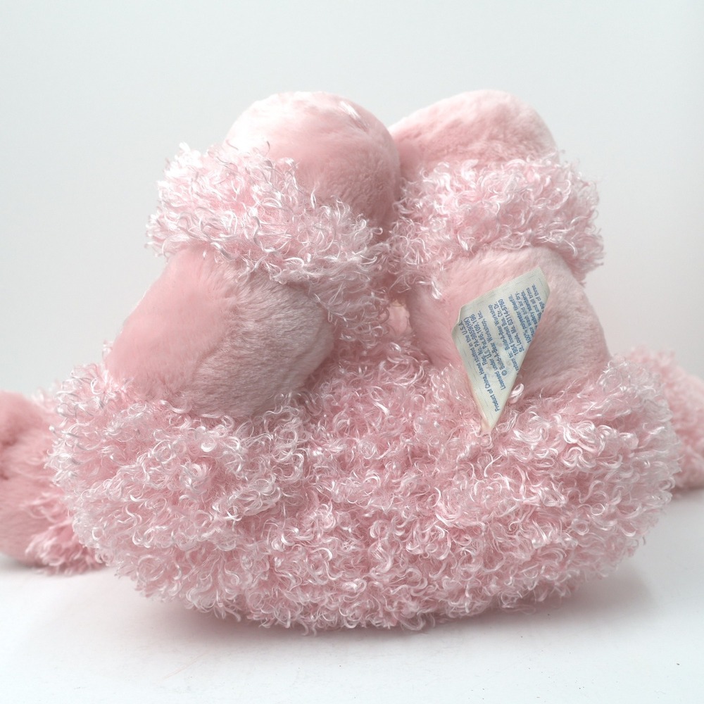 Build-A-Bear Workshop Pink Poodle Plush Stuffed Animal Curly Fur 20" Dog Toy - Picture 6 of 10
